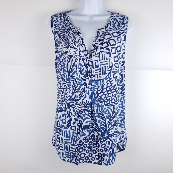 NWT Lilly Pulitzer Sleeveless Stacy Top Size M - Picture 2 of 7